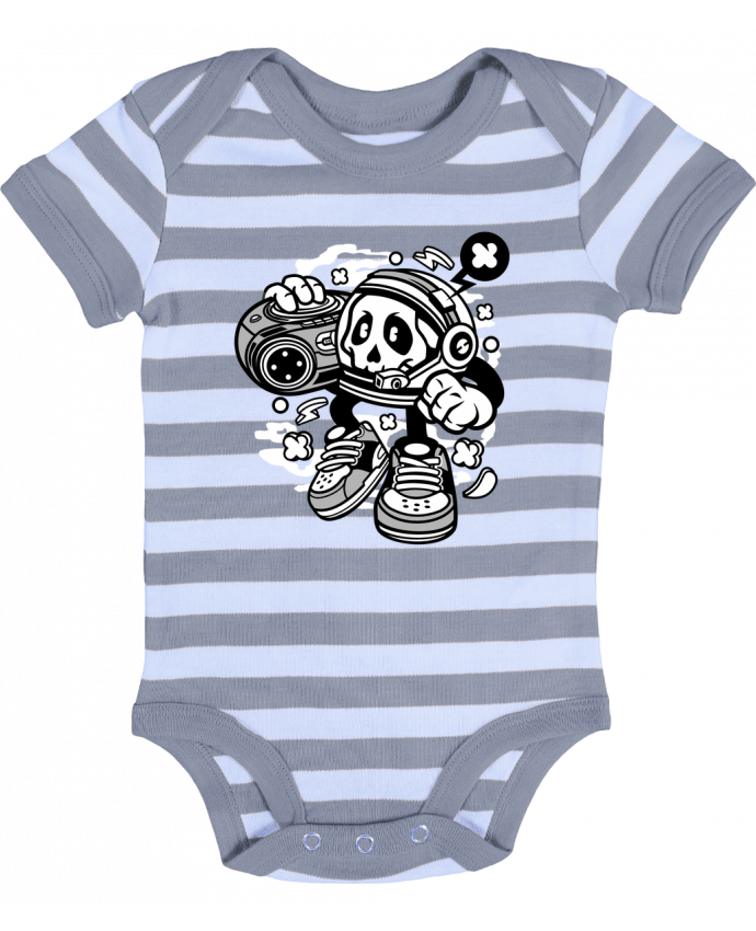 Baby Body striped Astronaute Boombox Cartoon | By Kap Atelier Cartoon - Kap Atelier