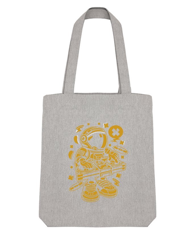 Tote Bag Stanley Stella Dj Astronaute Golden Cartoon | By Kap Atelier Cartoon by Kap Atelier 