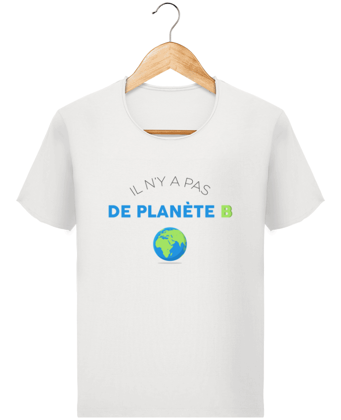  T-shirt Homme vintage Il n'y pas de planète B par tunetoo