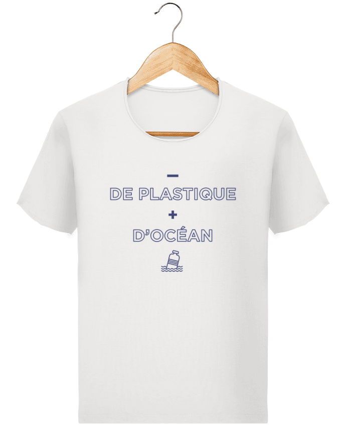  T-shirt Homme vintage - de plastique + d'océan par tunetoo