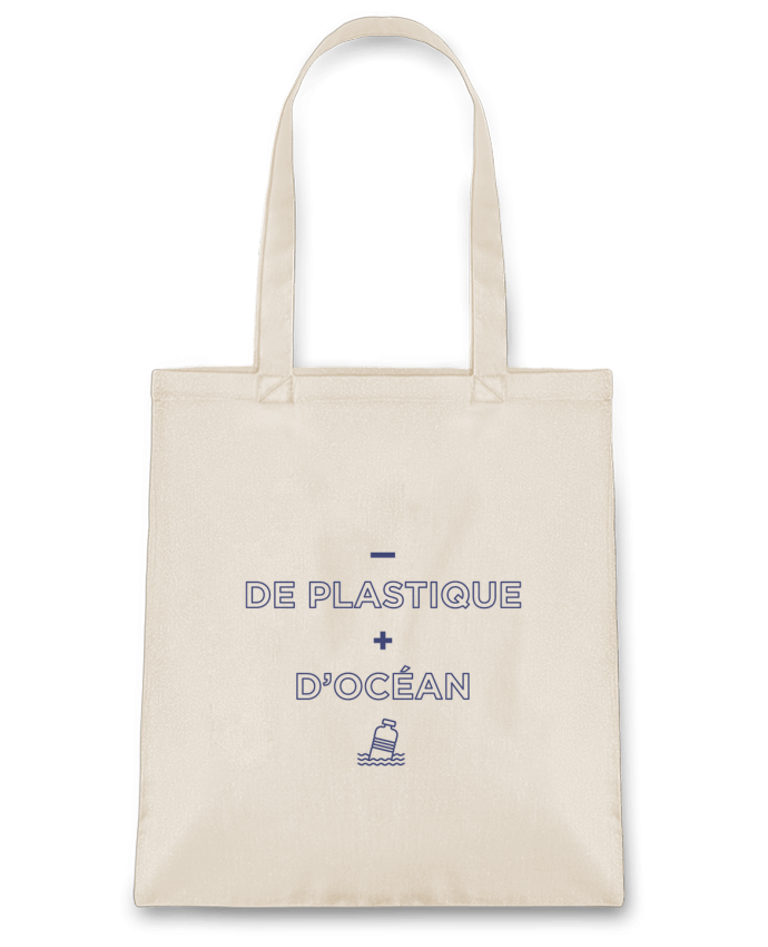 Tote-bag - de plastique + d'océan par tunetoo