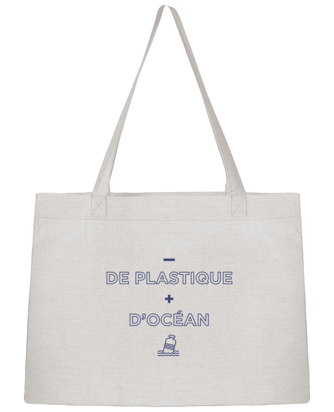 Shopping tote bag Stanley Stella - de plastique + d'océan by tunetoo