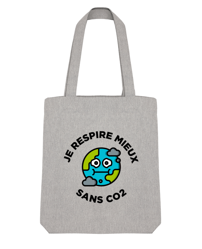 Tote Bag Stanley Stella Je respire mieux sans CO2 by tunetoo 