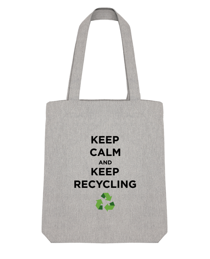 Tote Bag Stanley Stella Keep calm and keep recycling par tunetoo 