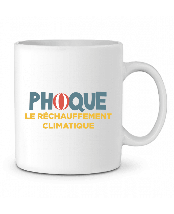 Ceramic Mug Phoque le réchauffement climatique by tunetoo