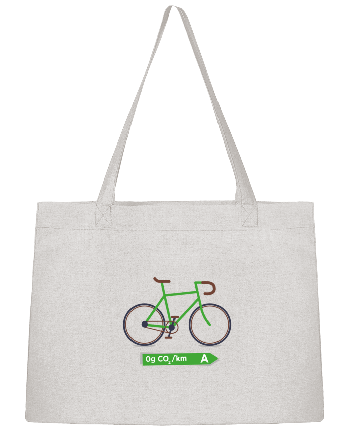 Shopping tote bag Stanley Stella Vélo écolo by tunetoo