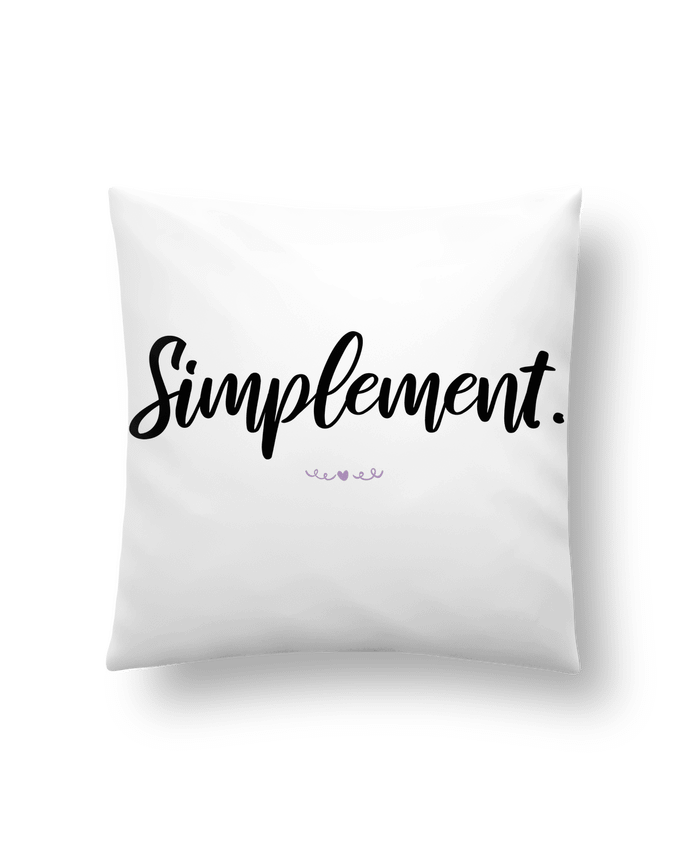 Cushion synthetic soft 45 x 45 cm Simplement by graphistedubonheur