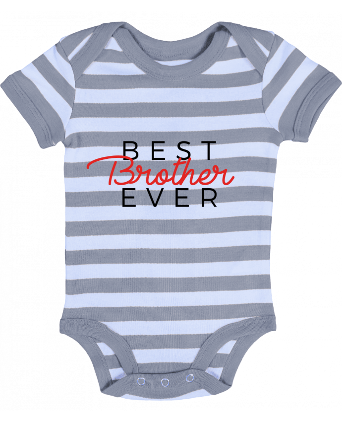 Baby Body striped Best Brother ever - Nana