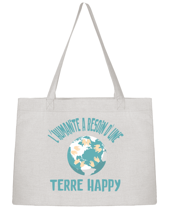 Sac Shopping L'humanité a besoin d'une terre happy par jorrie