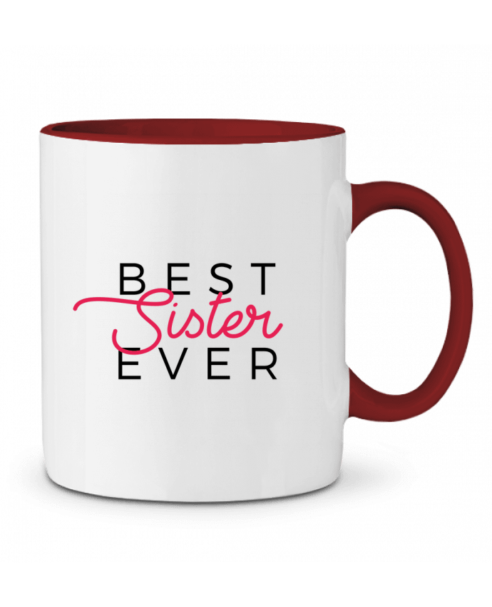 Mug bicolore Best Sister ever Nana