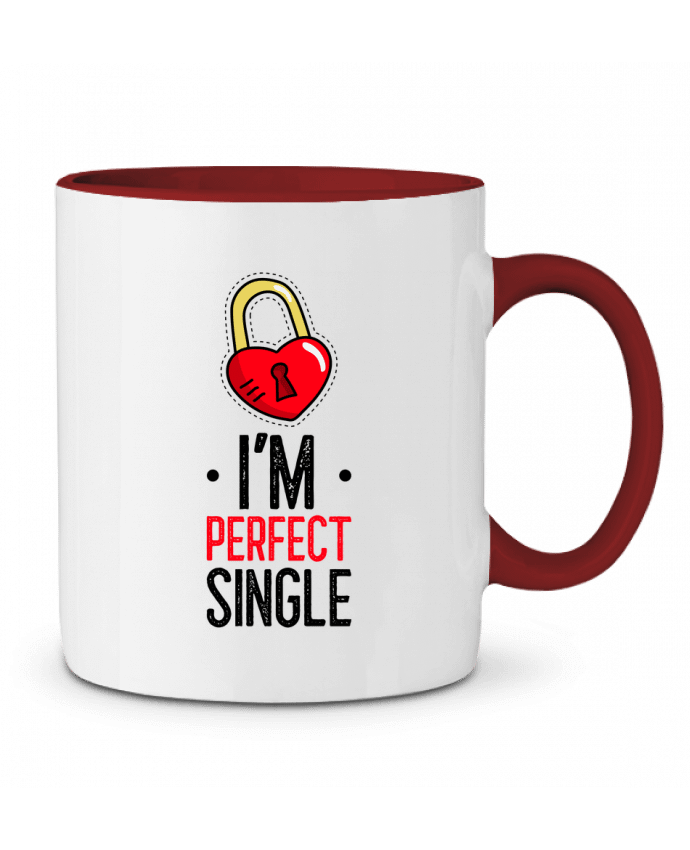 Two-tone Ceramic Mug I'am Perfect Single Sweet Birthday