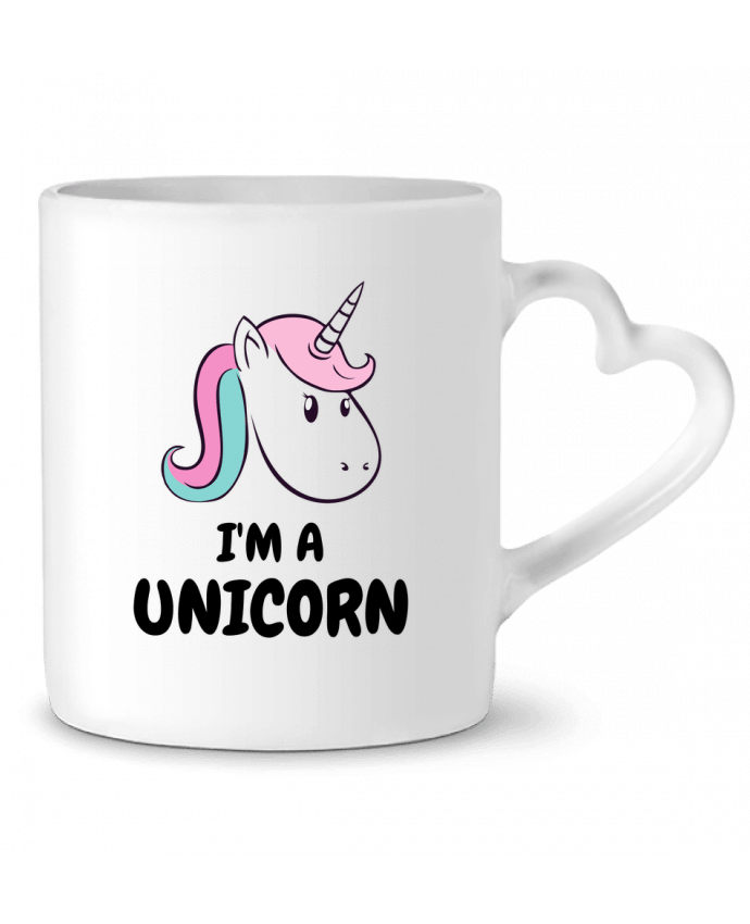 Mug coeur I'm a Unicorn par UnyPrint
