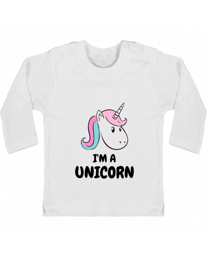 T-shirt bébé I'm a Unicorn manches longues du designer UnyPrint