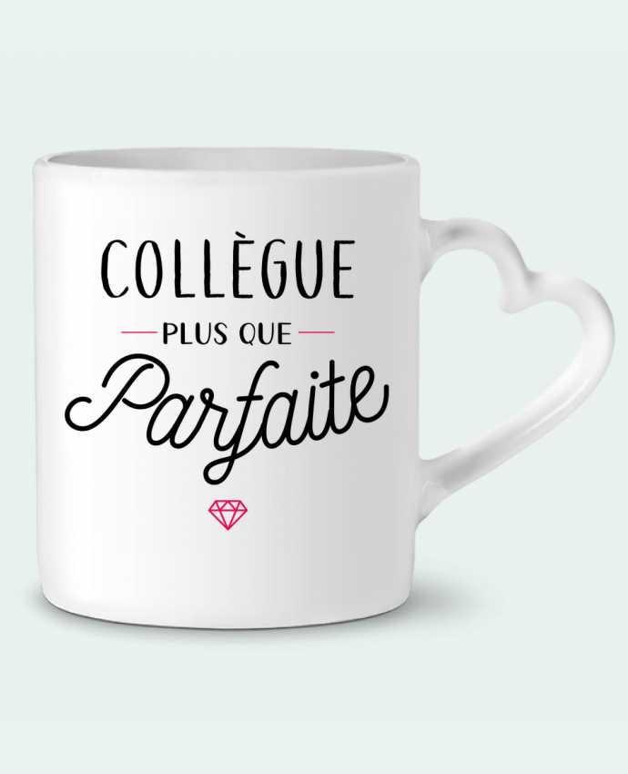 Taza Corazón Collègue plus que porfaite por La boutique de Laura