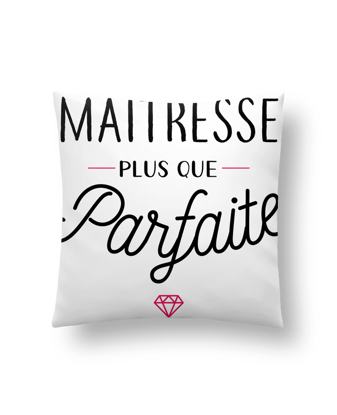 Cushion synthetic soft 45 x 45 cm Maîtresse plus que byfaite by La boutique de Laura