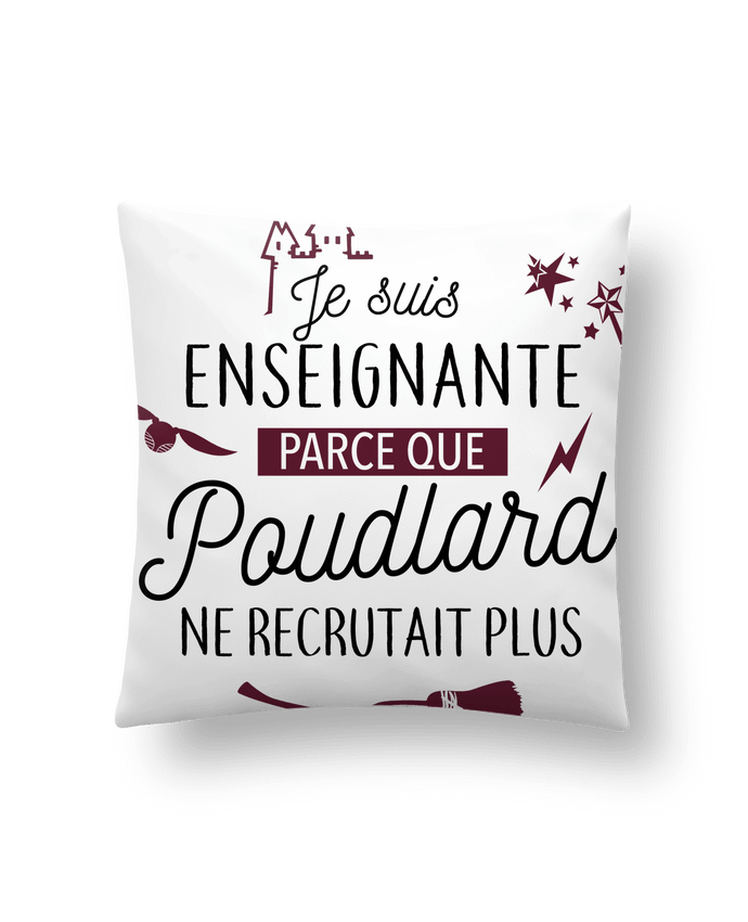 Cushion synthetic soft 45 x 45 cm Poudlard / Enseignant by La boutique de Laura