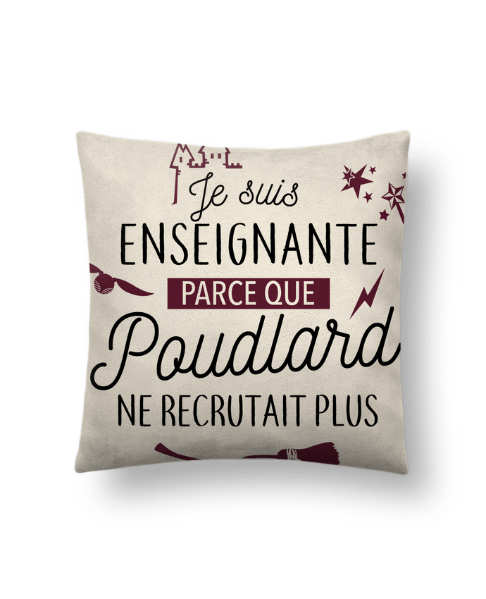 Cushion suede touch 45 x 45 cm Poudlard / Enseignant by La boutique de Laura