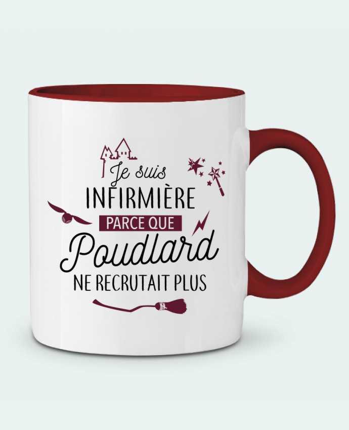 Taza Cerámica Bicolor Infirmière / Poudlard La boutique de Laura