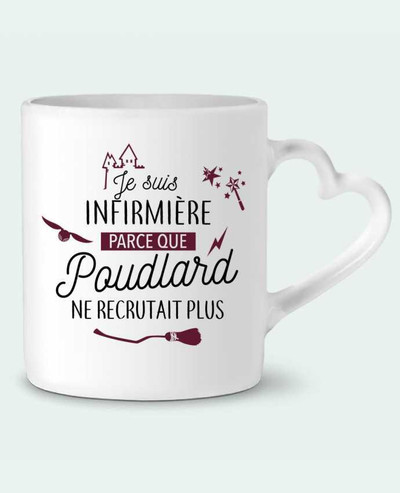 Mug coeur Infirmière / Poudlard par La boutique de Laura