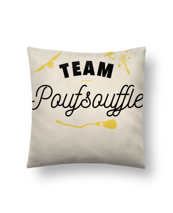 Cushion suede touch 45 x 45 cm Team Poufsouffle by La boutique de Laura