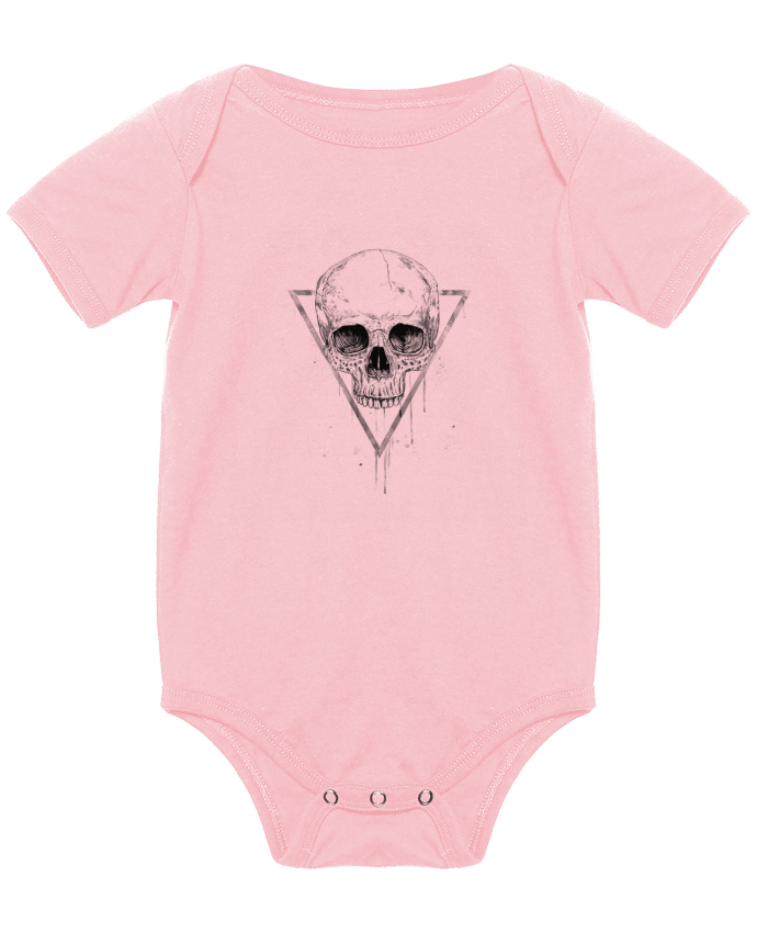 Baby Body Skull in a triangle (bw) by Balàzs Solti