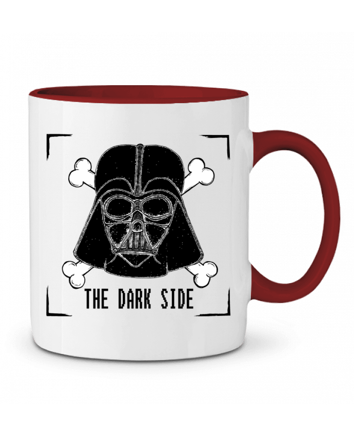 Two-tone Ceramic Mug Dark Vador Paulo Makesart