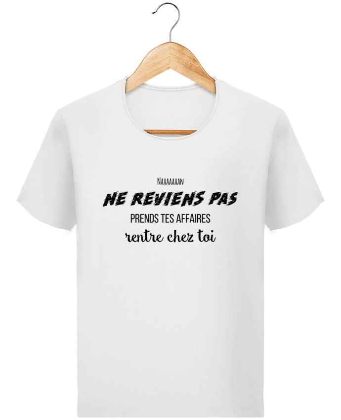  T-shirt Homme vintage Ne reviens pas - Gradut ft Heuss l'enfoiré par tunetoo