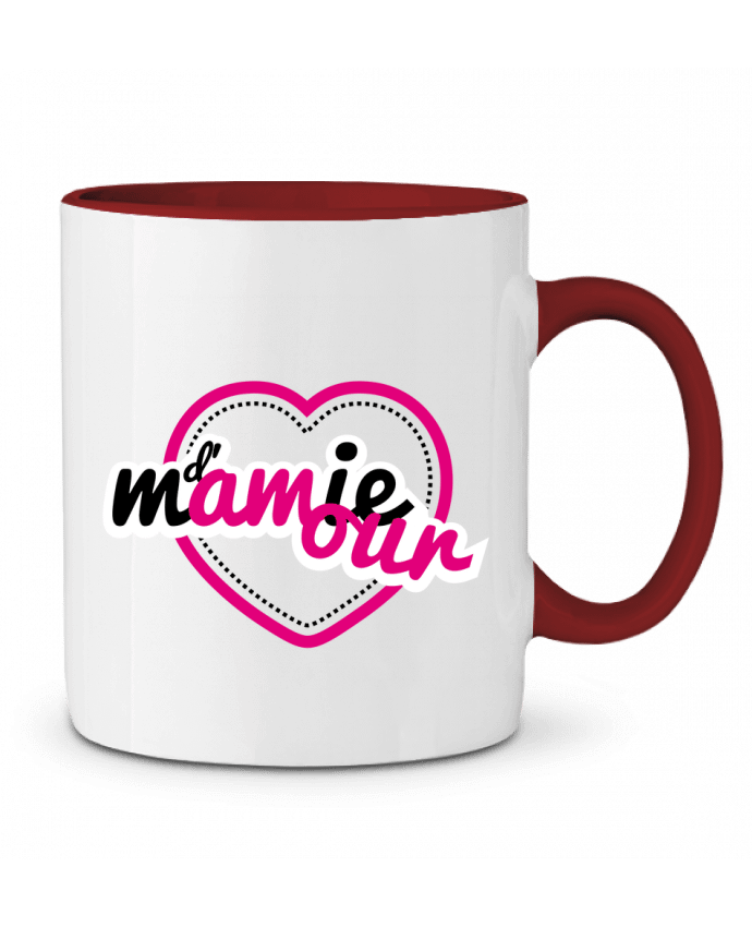 Mug bicolore Mamie d'amour GraphiCK-Kids