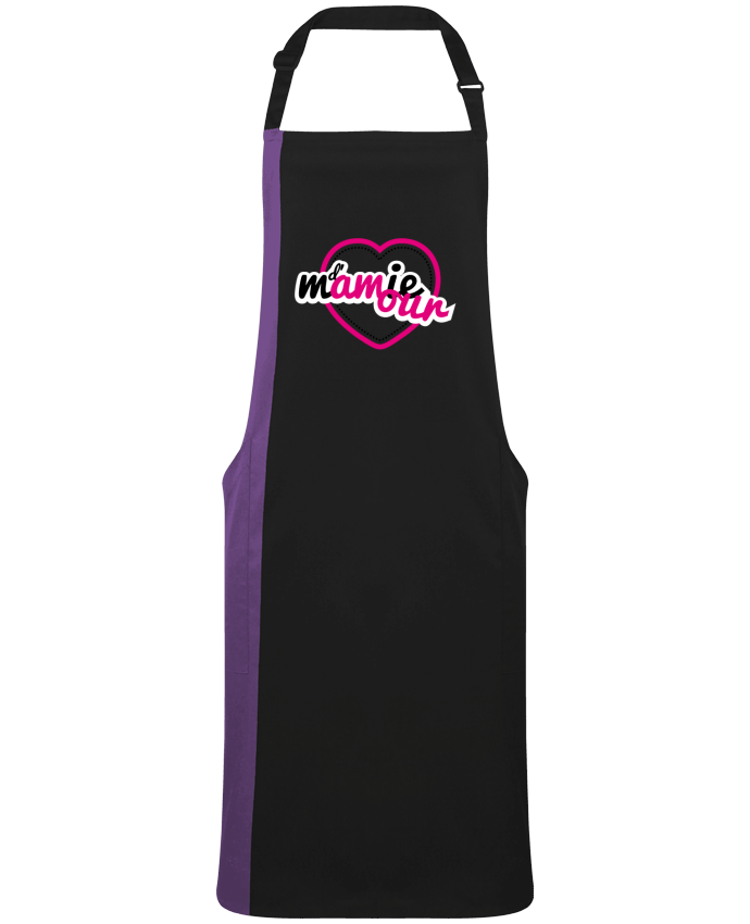 Two-tone long Apron Mamie d'amour by  GraphiCK-Kids