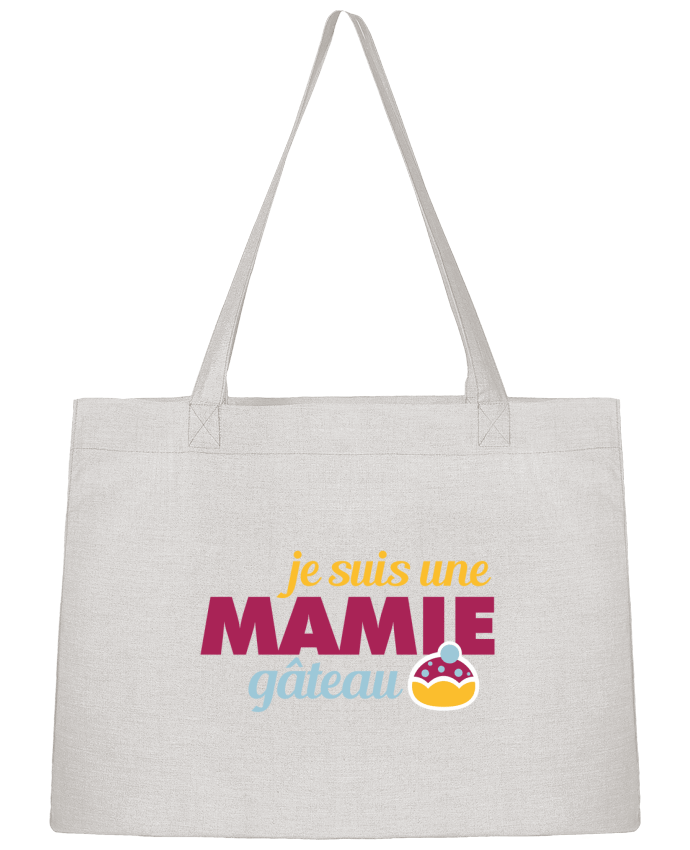 Shopping tote bag Stanley Stella Je suis une mamie gâteau by GraphiCK-Kids