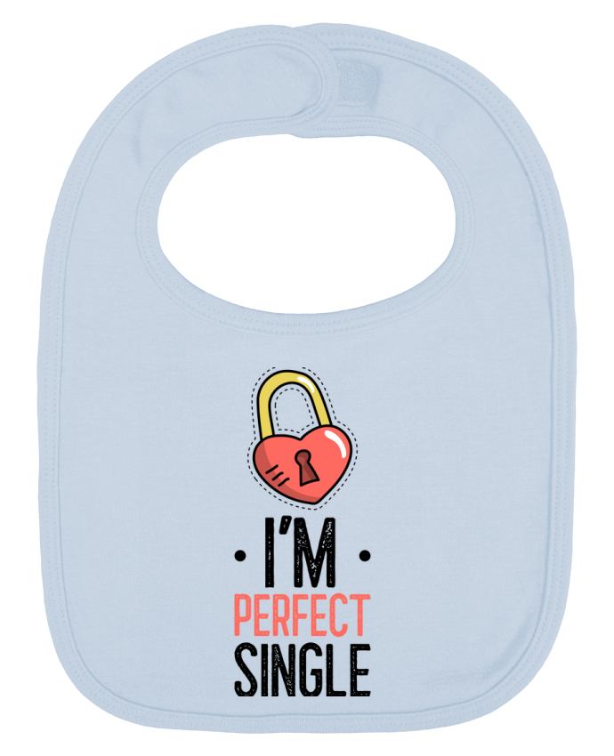 Bavoir bébé uni funny-anti-valentine-s-day par Printed Sundries
