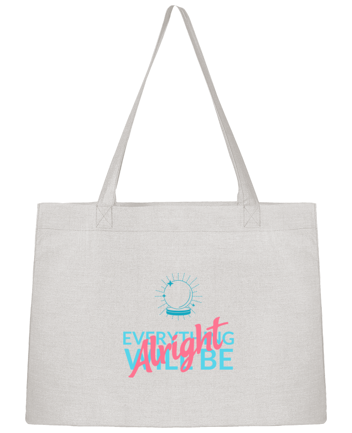 Sac Shopping t-shirt-design-maker-with-an-optimistic-quote par Printed Sundries