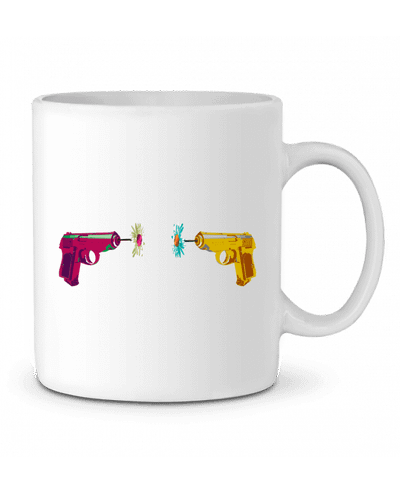 Mug  Guns and Daisies par alexnax