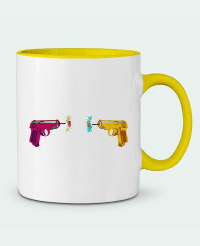 Mug bicolore Guns and Daisies alexnax