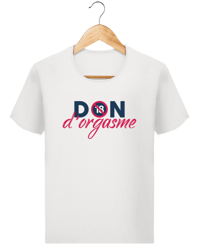  T-shirt Homme vintage Don d'orgasme par tunetoo