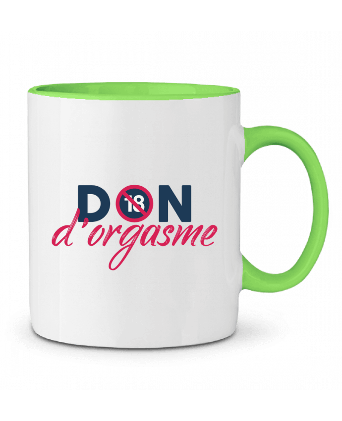 Two-tone Ceramic Mug Don d'orgasme tunetoo