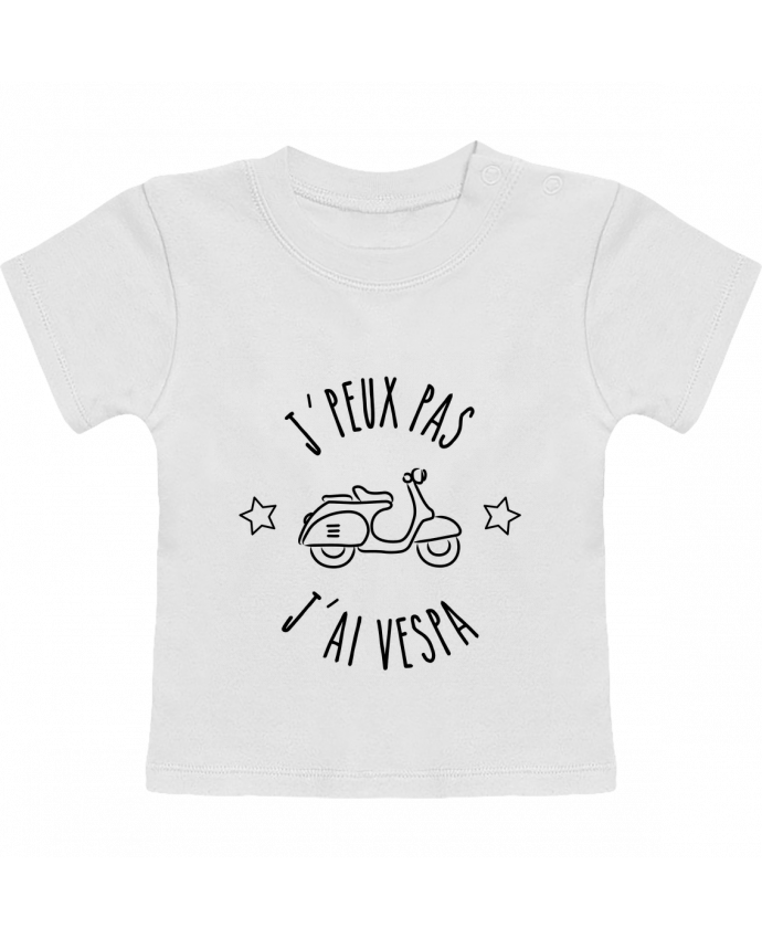 T-shirt bébé j'peux pas j'ai vespa manches courtes du designer Lamouchenoire38