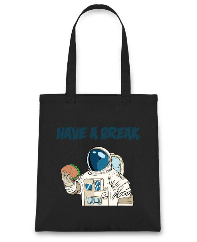 Tote Bag cotton astronaute - have a break by jorrie