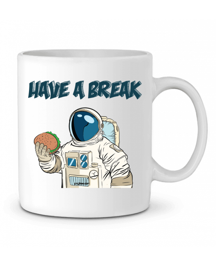 Ceramic Mug astronaute - have a break by jorrie