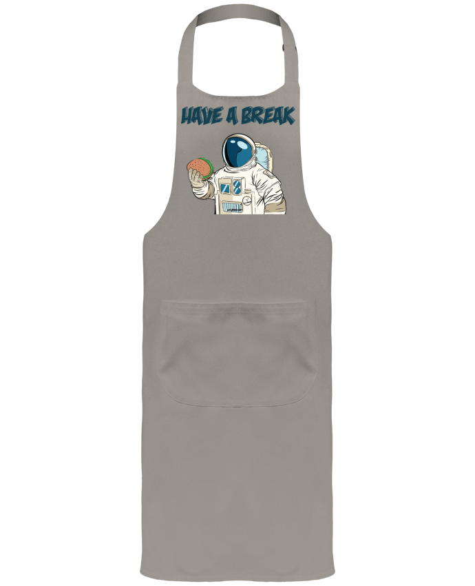 Garden or Sommelier Apron with Pocket astronaute - have a break by jorrie