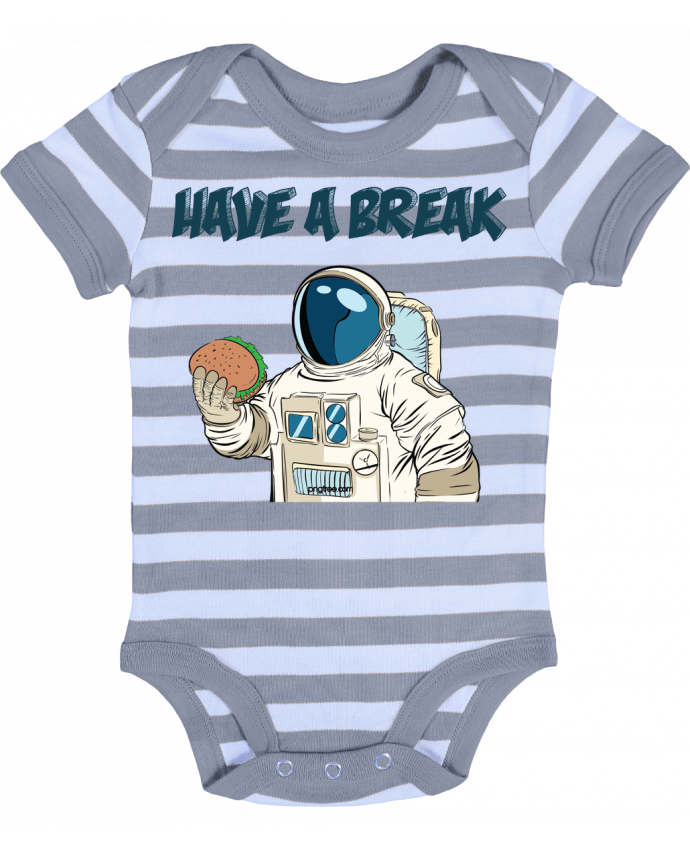 Baby Body striped astronaute - have a break - jorrie