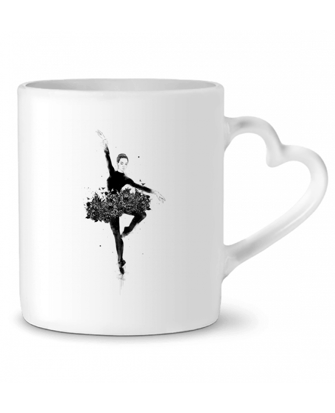 Taza Corazón Floral dance por Balàzs Solti