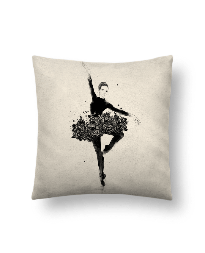 Cushion suede touch 45 x 45 cm Floral dance by Balàzs Solti