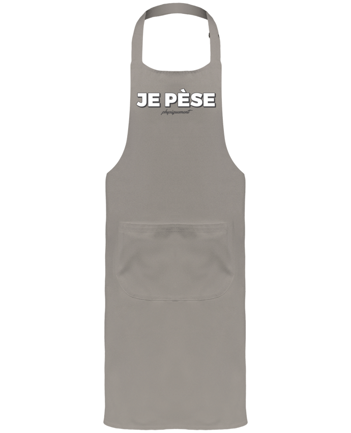 Tablier avec poches Je pèse (physiquement ) par tunetoo