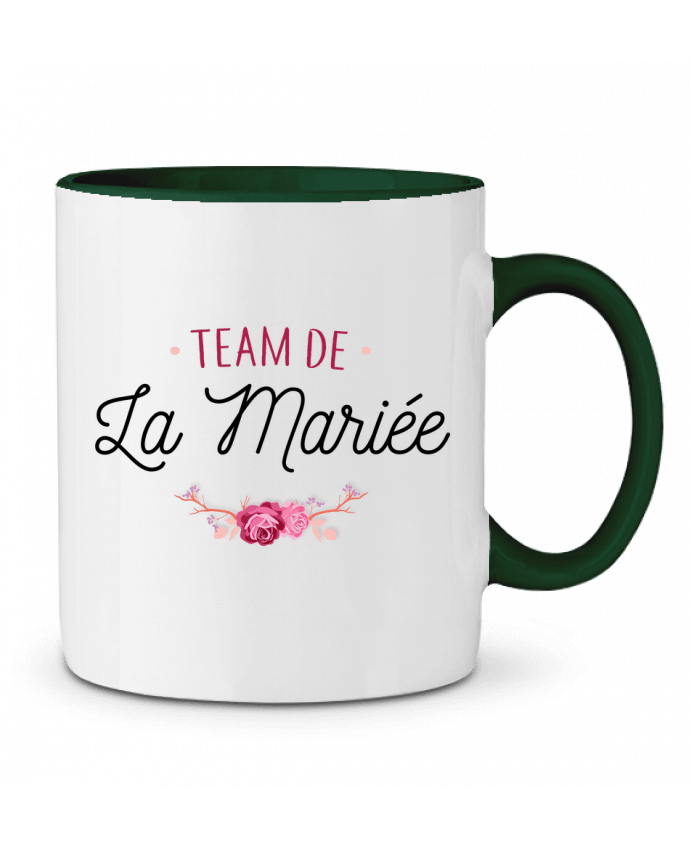 Mug bicolore Team de la mariée La boutique de Laura