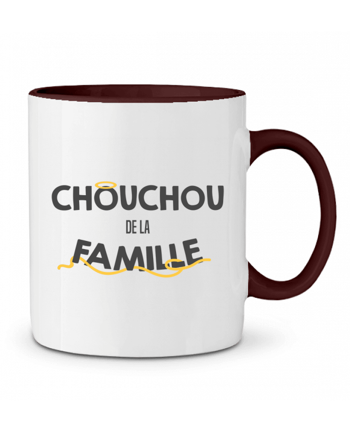 Two-tone Ceramic Mug Chouchou de la famille tunetoo