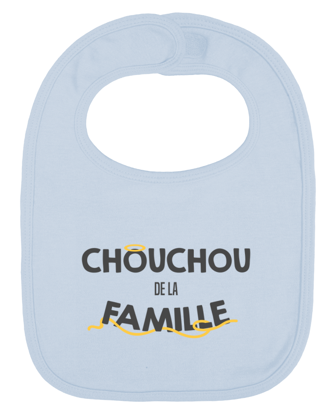 Bavoir bébé uni Chouchou de la famille par tunetoo