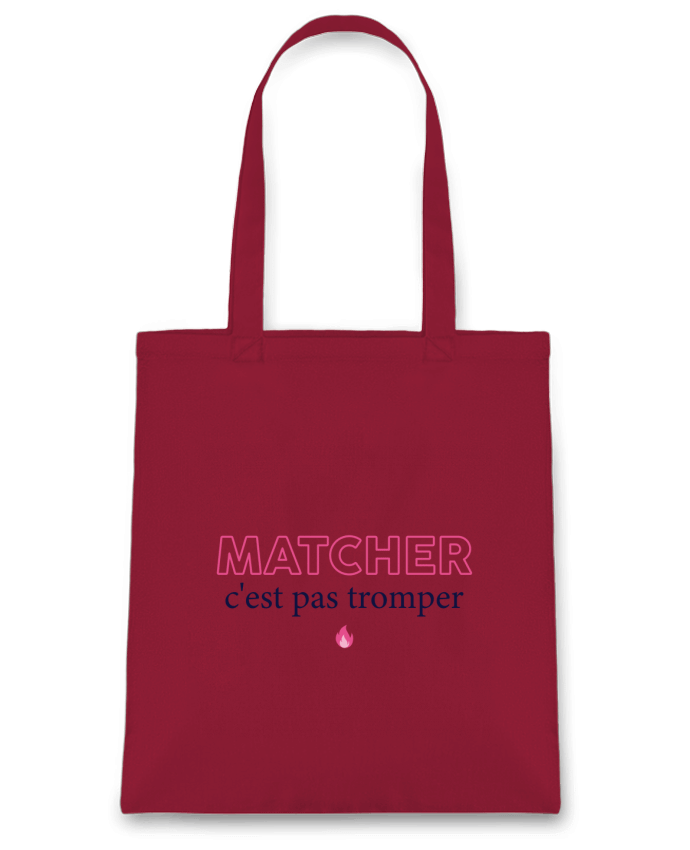 Tote-bag Matcher c'est pas tromper par tunetoo