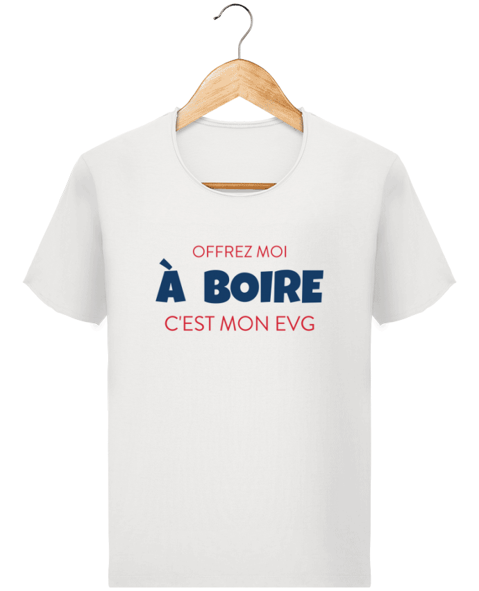  T-shirt Homme vintage Offrez moi à boire c'est mon EVG par tunetoo