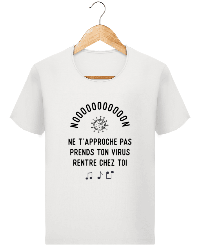  T-shirt Homme vintage Prends ton virus rentre chez toi humour corona virus par Original t-shirt